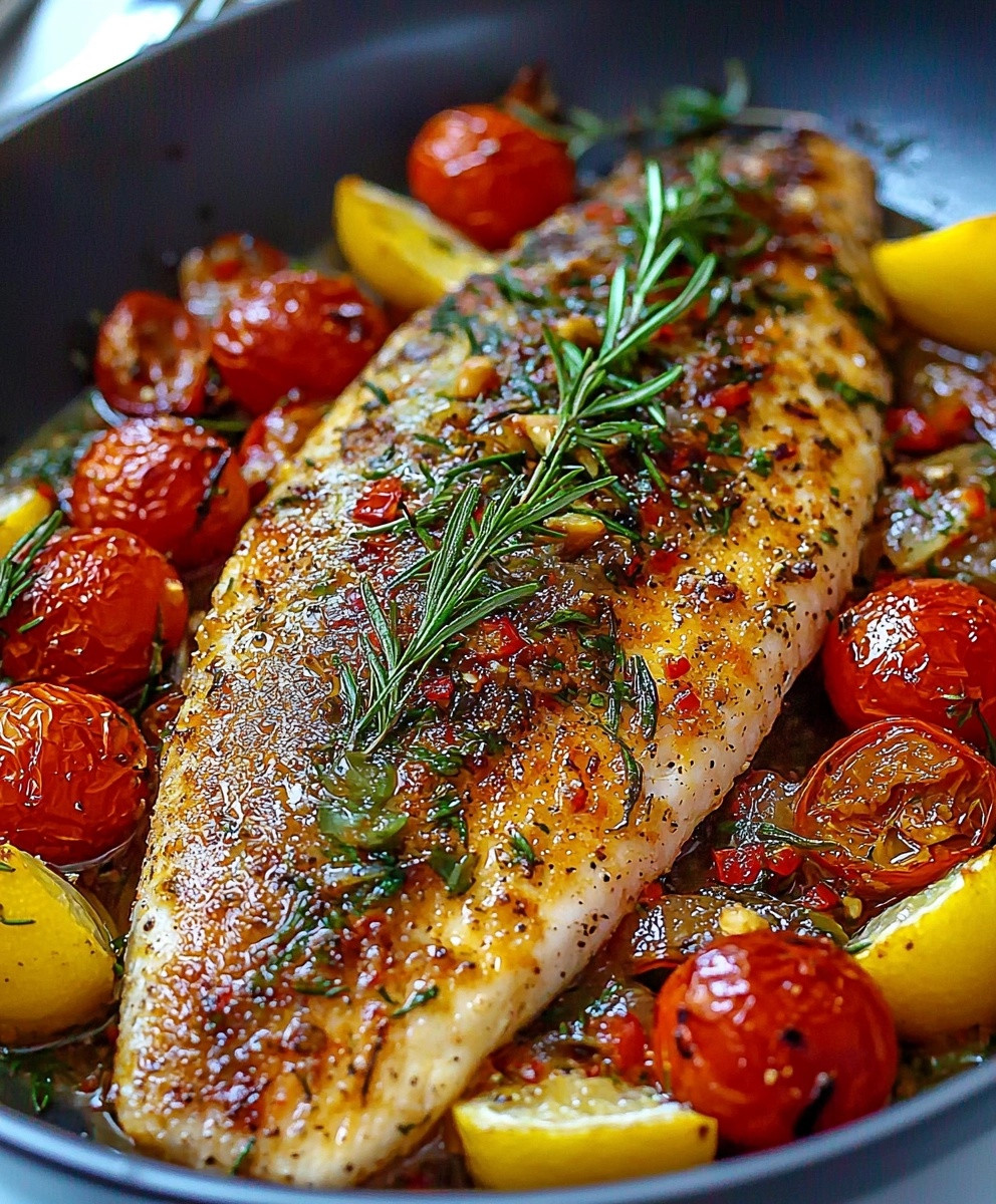 Mediterranean Baked Fish