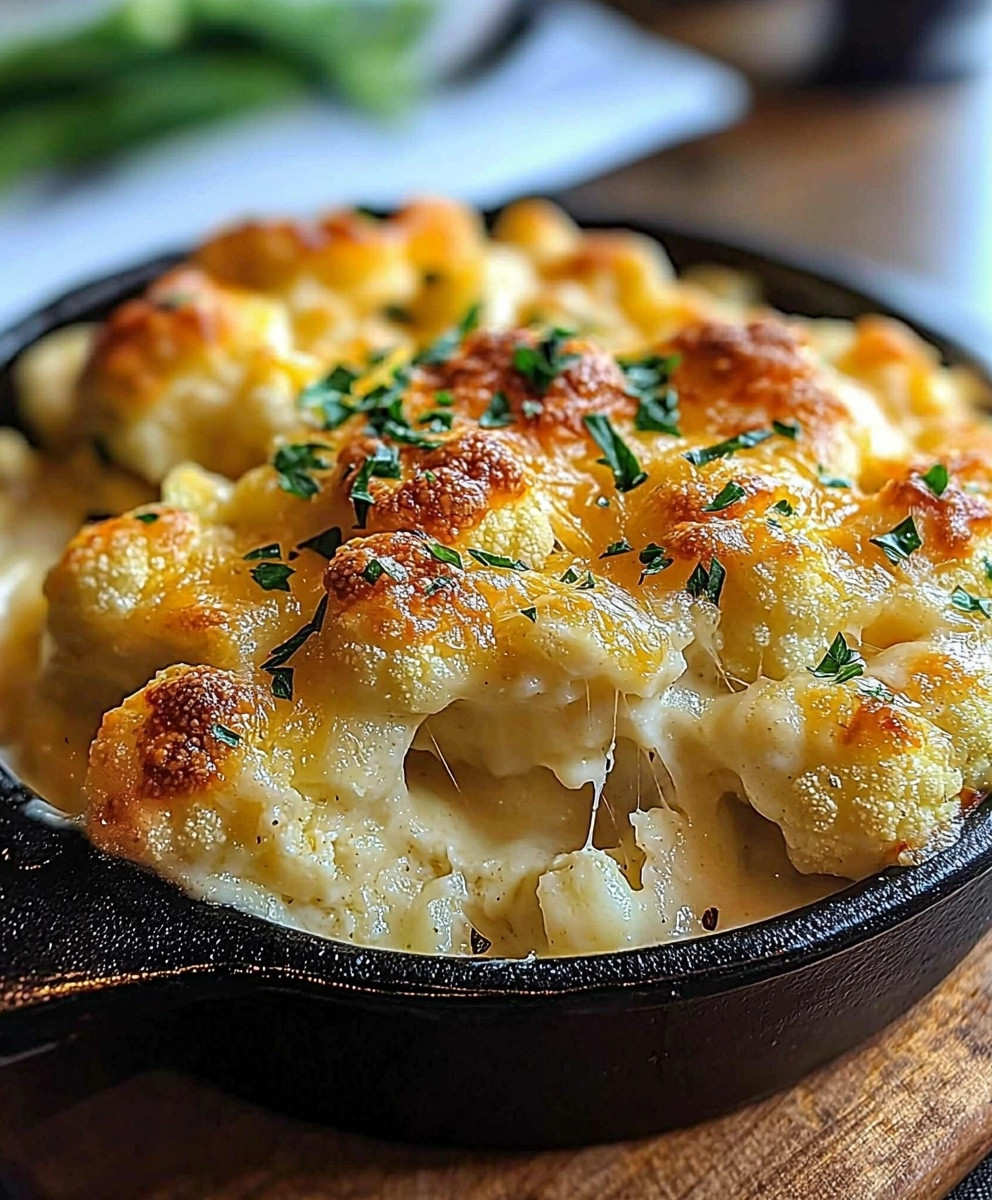 Cheesy Baked Cauliflower
